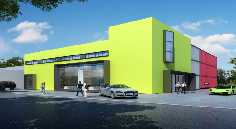 嘉年印務NPD大樓外觀裝飾